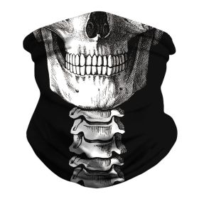 Skull Digital Men And Women Outdoor Mask Sport Climbing Insect-proof (Option: BXHA025-Free Size)